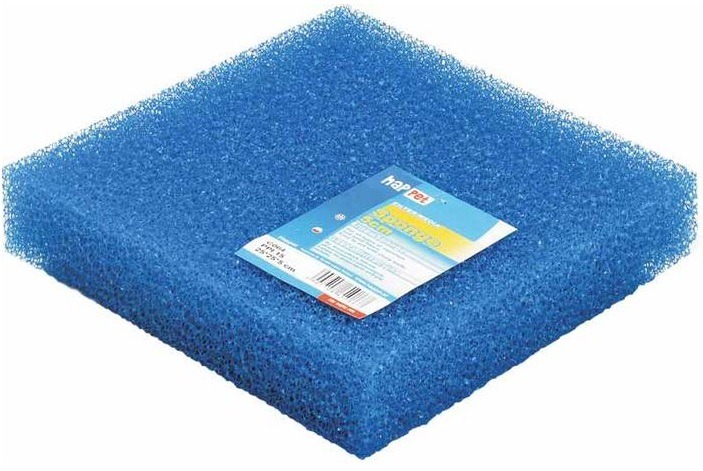Filtračná špongia modrá 50x50x5 cm , zrnitosť 15 ppi