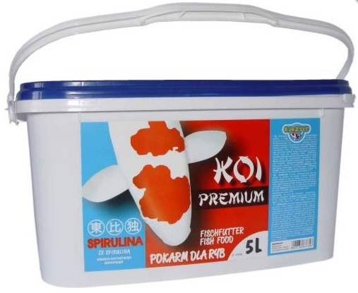 KOI Premium Spirulina - 5 L , 3mm , 37% proteín